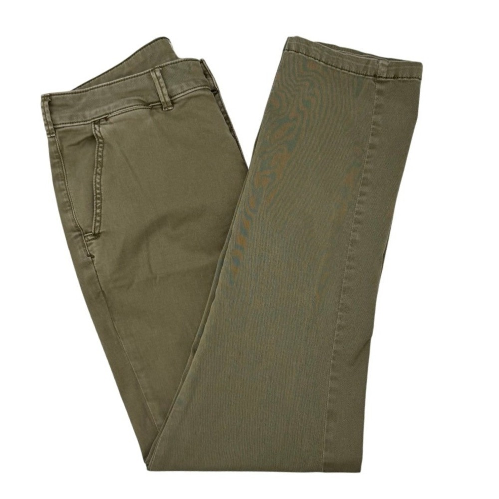 Chino by Anthropologie Womens Size 29 Relaxed Fit Green Pants Earthy Classic